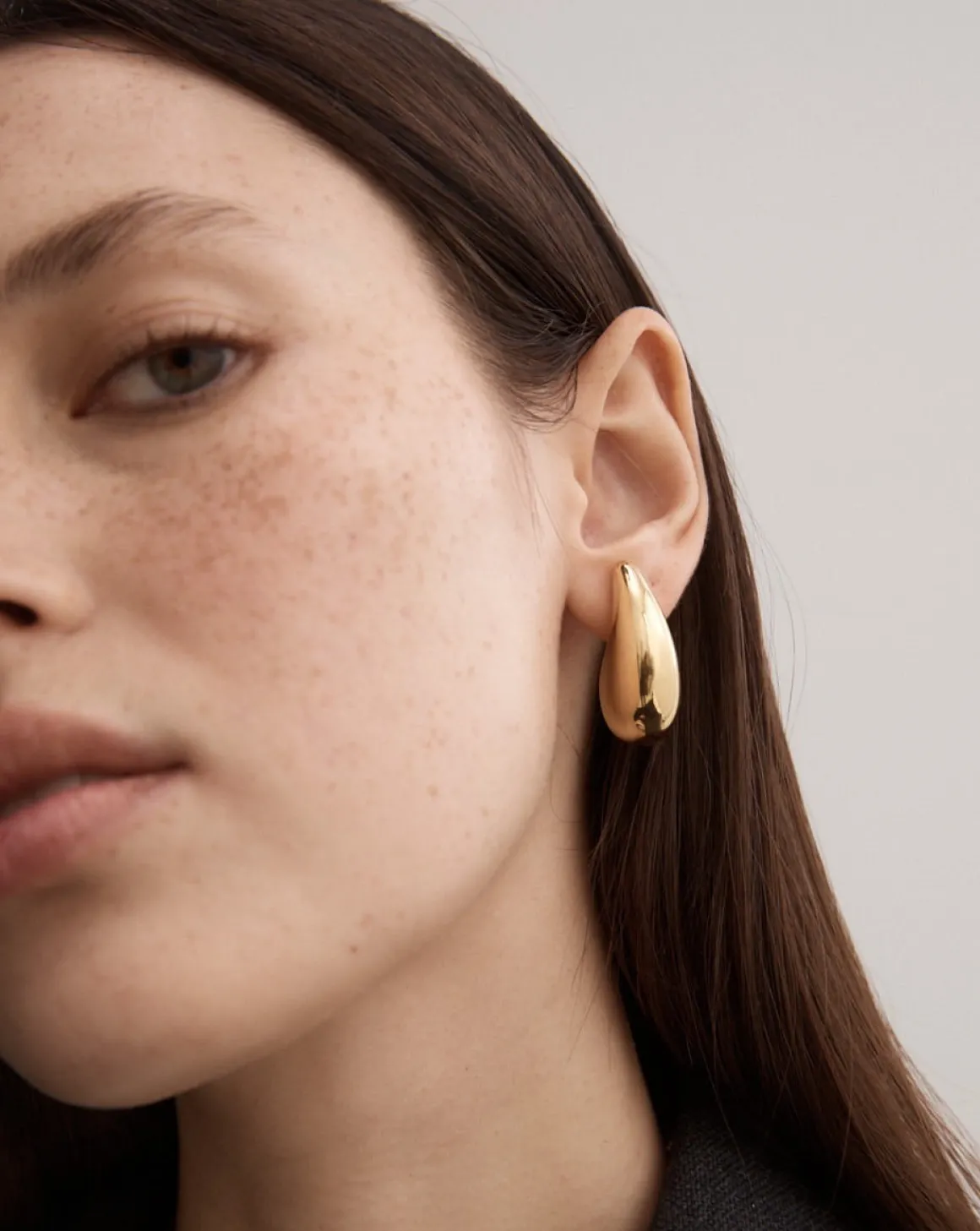 Marcello Earrings in Gold