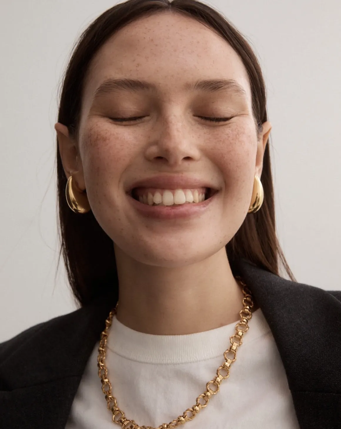 Marcello Earrings in Gold