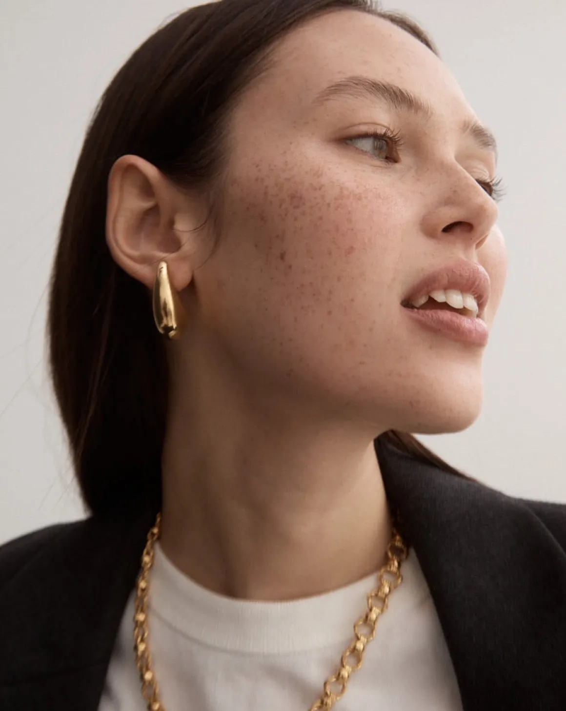 Marcello Earrings in Gold