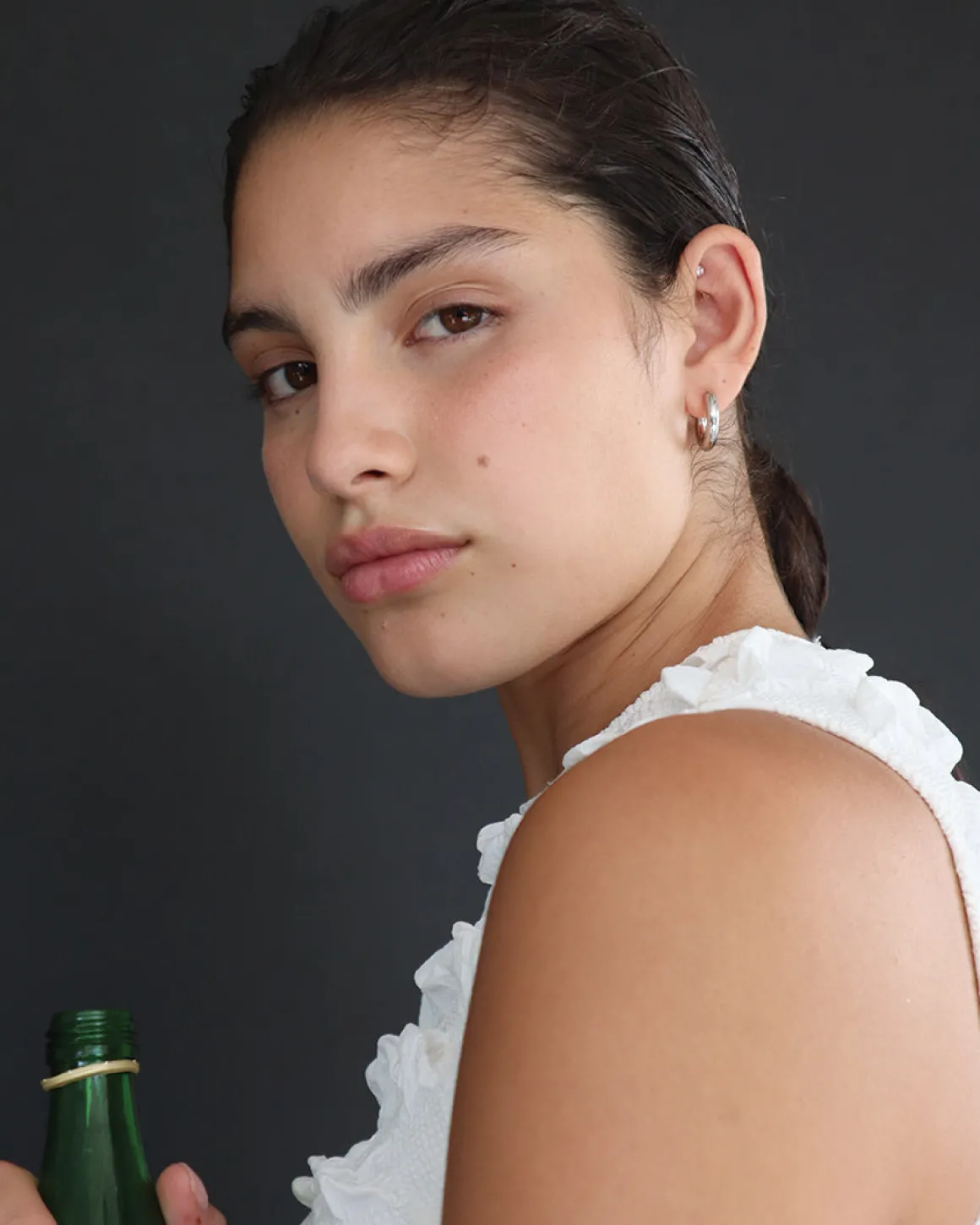 Maris Hoops in Silver