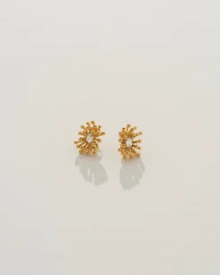 Oriana Earrings in Gold u0026 Crystal