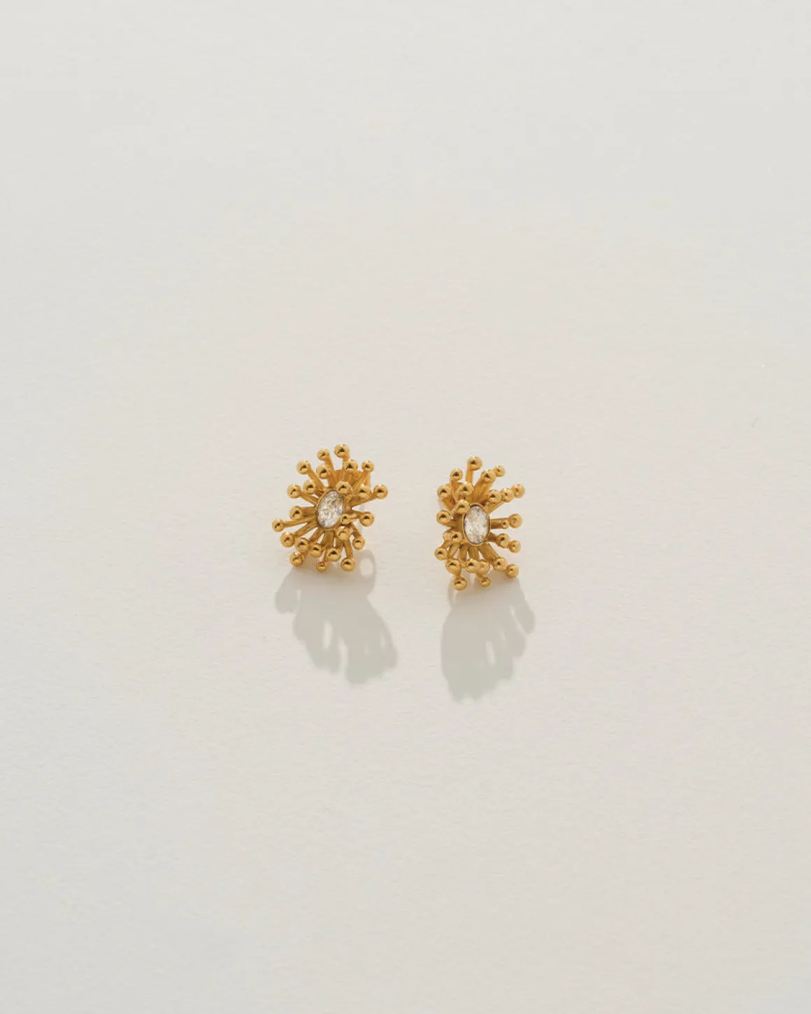 Oriana Earrings in Gold u0026 Crystal