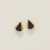 Saffron Earrings in Gold u0026 Black