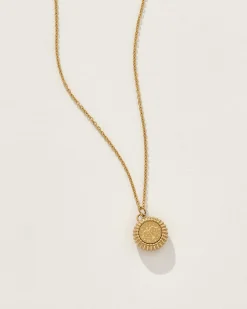 Sagittarius Zodiac Charm Necklace in Gold