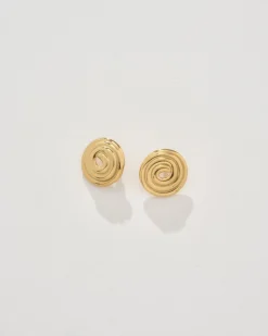 Scarlet Earrings in Gold