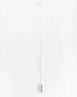Silver Star Sign Necklace Aquarius