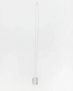 Silver Star Sign Necklace Libra