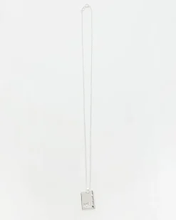 Silver Star Sign Necklace Leo