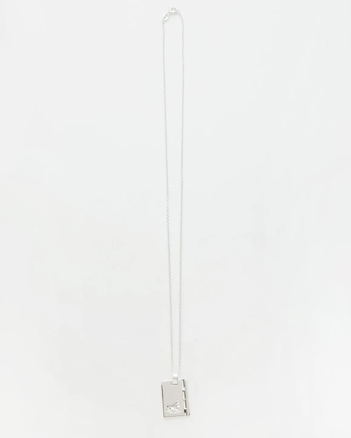 Silver Star Sign Necklace Leo