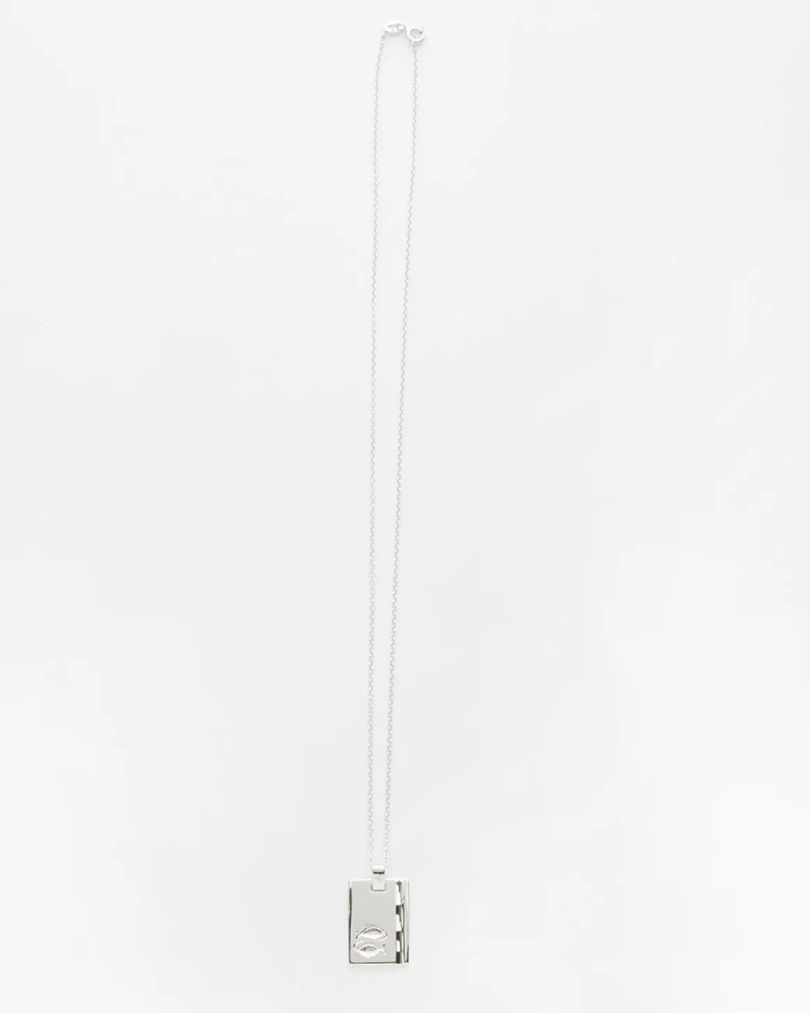 Silver Star Sign Necklace Pisces