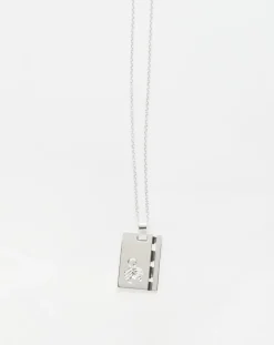 Silver Star Sign Necklace Scorpio