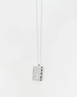 Silver Star Sign Necklace Sagittarius