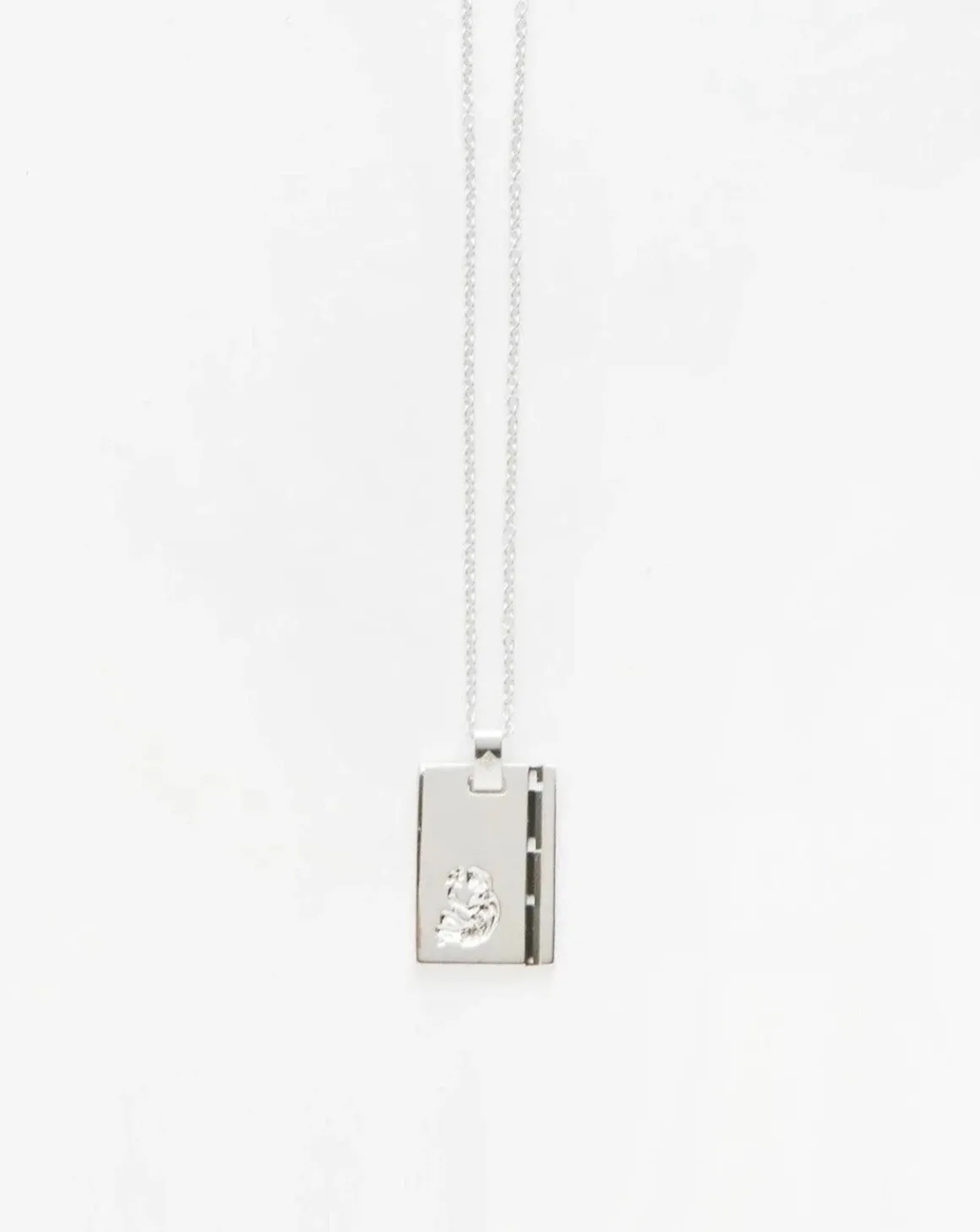 Silver Star Sign Necklace Virgo