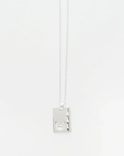 Silver Star Sign Necklace Cancer