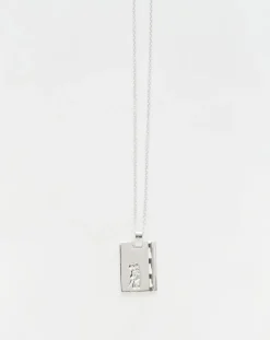 Silver Star Sign Necklace Gemini