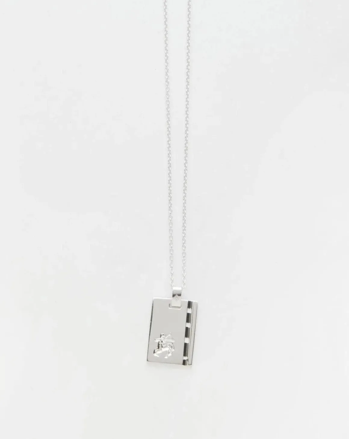 Silver Star Sign Necklace Sagittarius