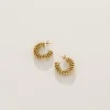 Spiral Hoop Earrings