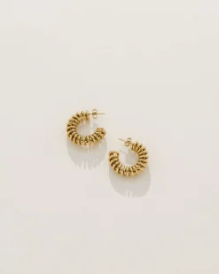 Spiral Hoop Earrings