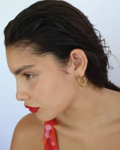 Spiral Hoop Earrings