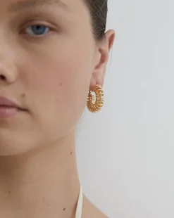 Spiral Hoop Earrings