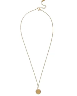 Taurus Zodiac Charm Necklace in Gold