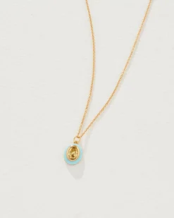 Theodora Necklace in Blue