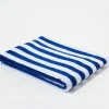 Towel Set Narrow Stripe in Cobalt