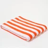 Towel Set Narrow Stripe in Orange