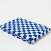 Towel Set Small Check in Cobalt