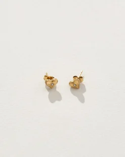 Walker Earrings in Gold/Crystal