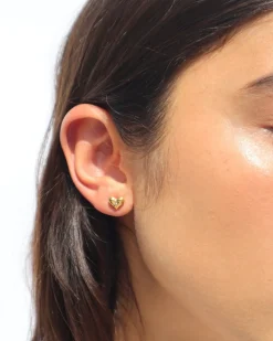 Walker Earrings in Gold/Crystal