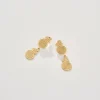 Wesley Earrings in Gold