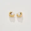 Wyatt Earrings in Gold