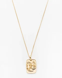 Zodiac Necklace Aquarius